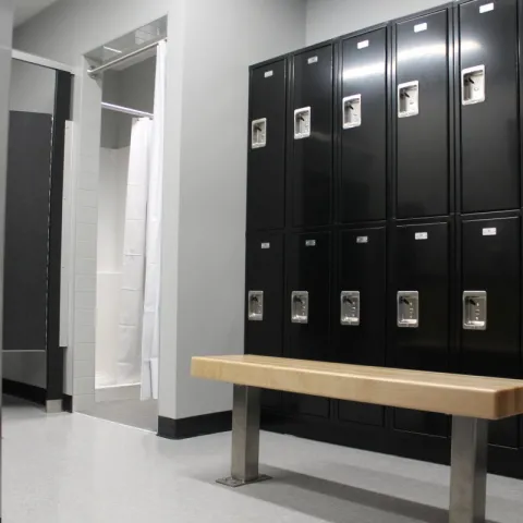 Vestiaire du centre