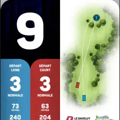 Parcours disc golf 9