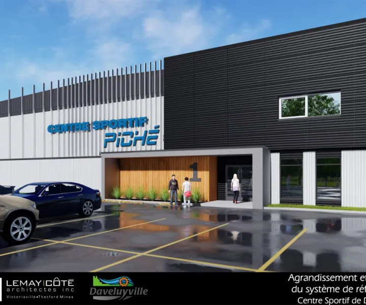 Le Centre sportif de Daveluyville fait peau neuve et change de nom