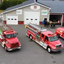 Régie des chutes, les camions