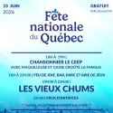 Programmation de la Fête nationale du Québec 2026 à Daveluyville