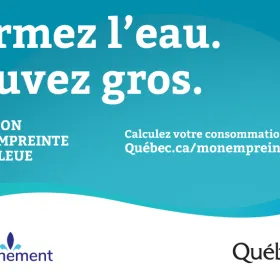 Fermez l'eau. Sauvez gros.