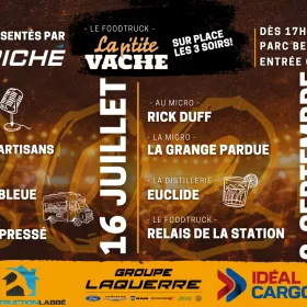 Affiche officielle des Jeudis Micros 2026 au parc Beaudoin