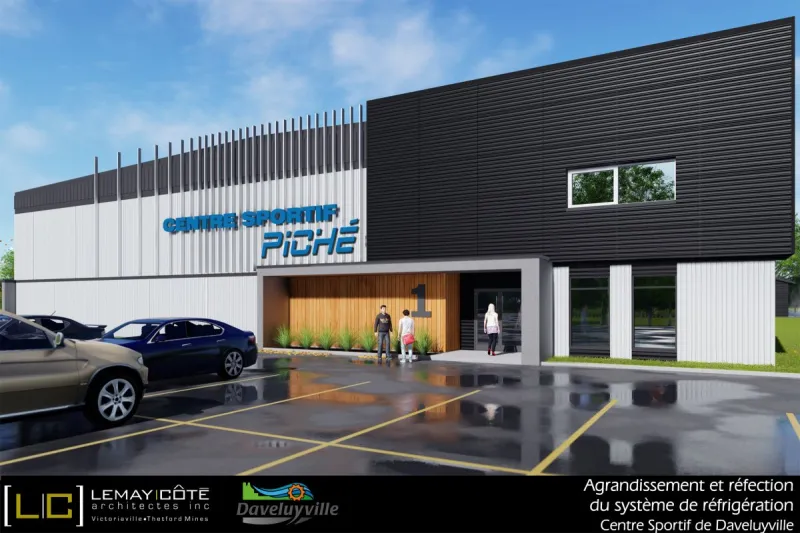 Le Centre sportif de Daveluyville fait peau neuve et change de nom